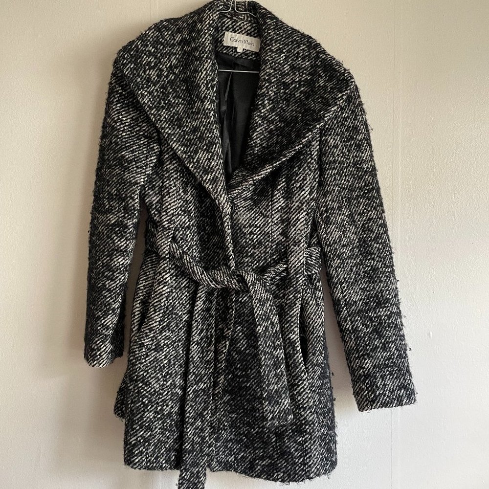 Calvin Klein Peacoat with Belt